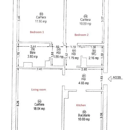 3 2 Bathrooms Timisoara